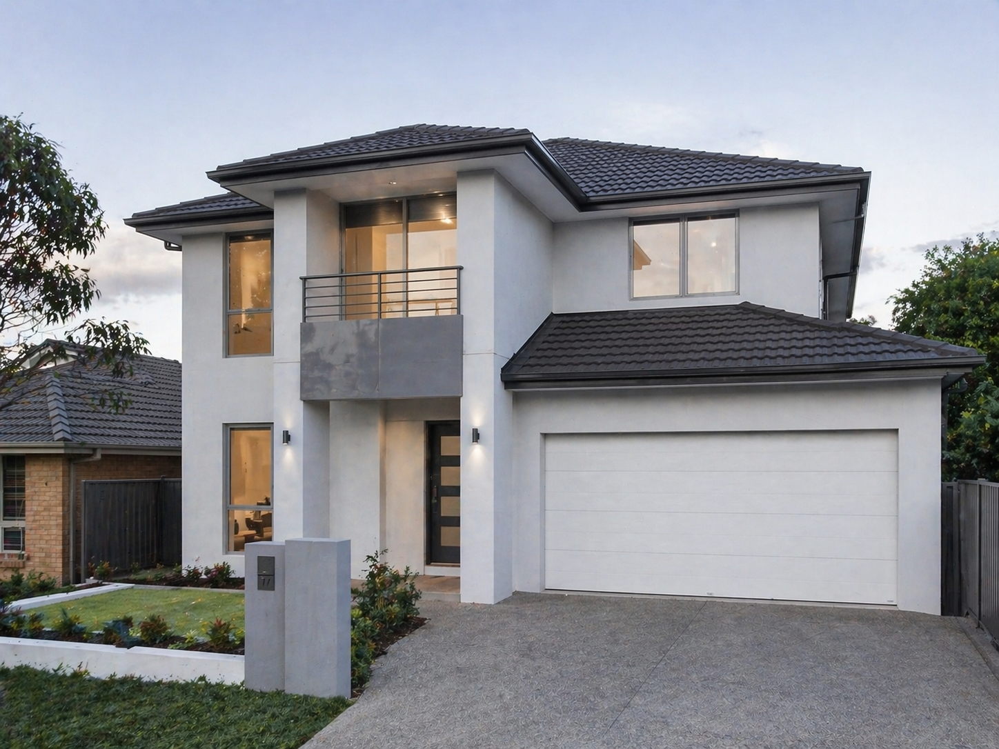 House exterior after